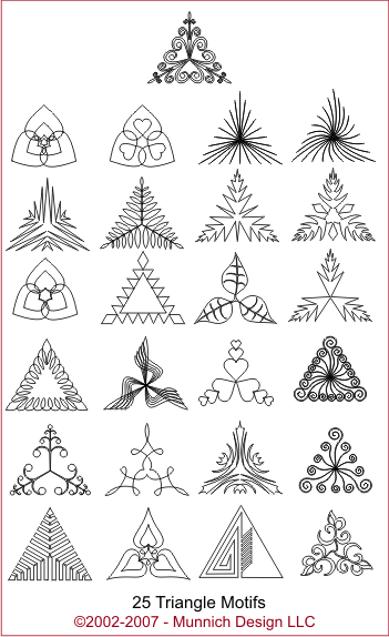 different triangles